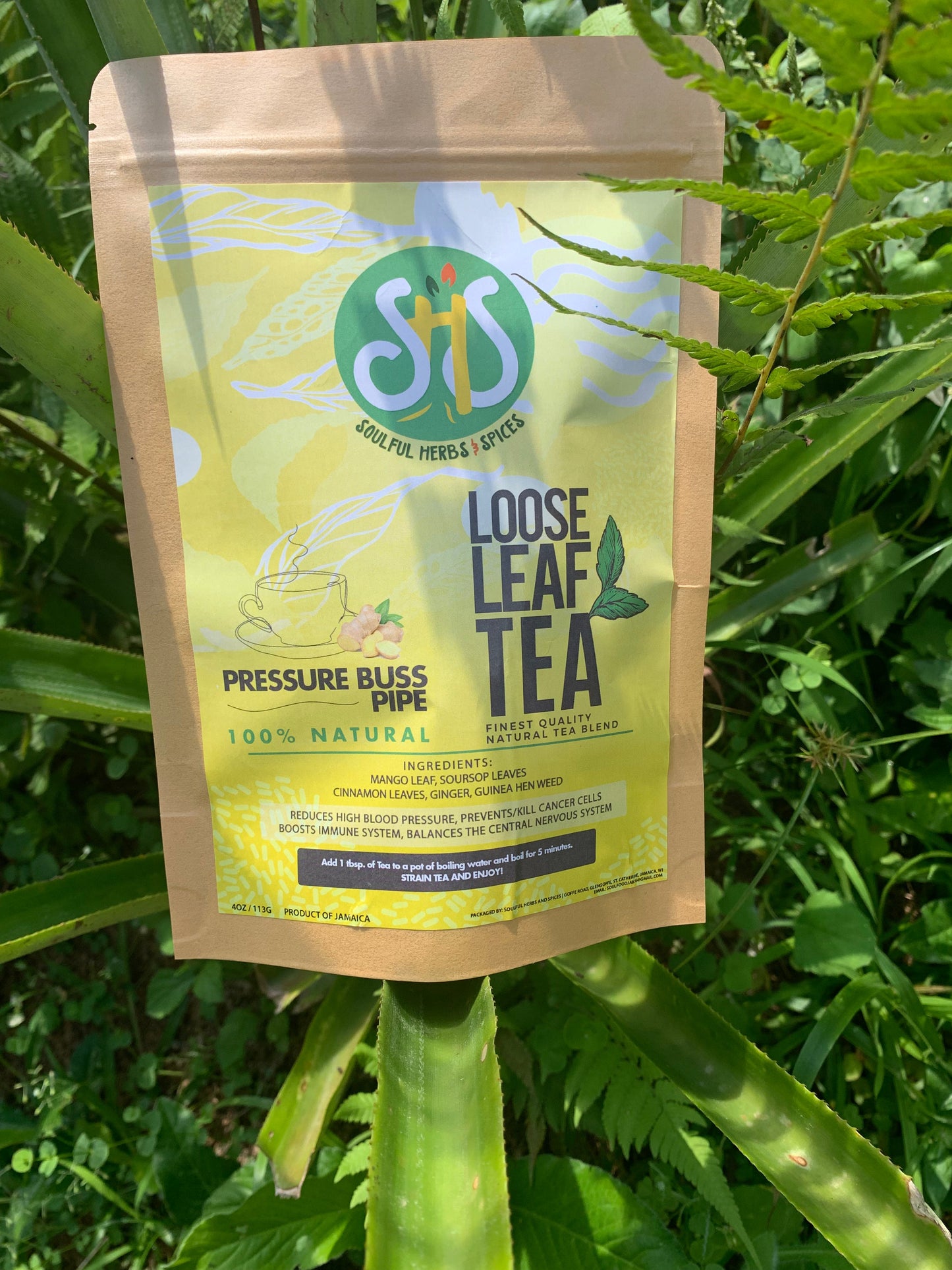 Pressure Buss Pipe Loose Leaf Tea